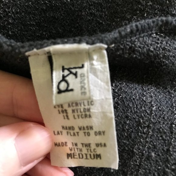 kd Dance Charcoal Gray Knit Dress - Picture 4 of 6